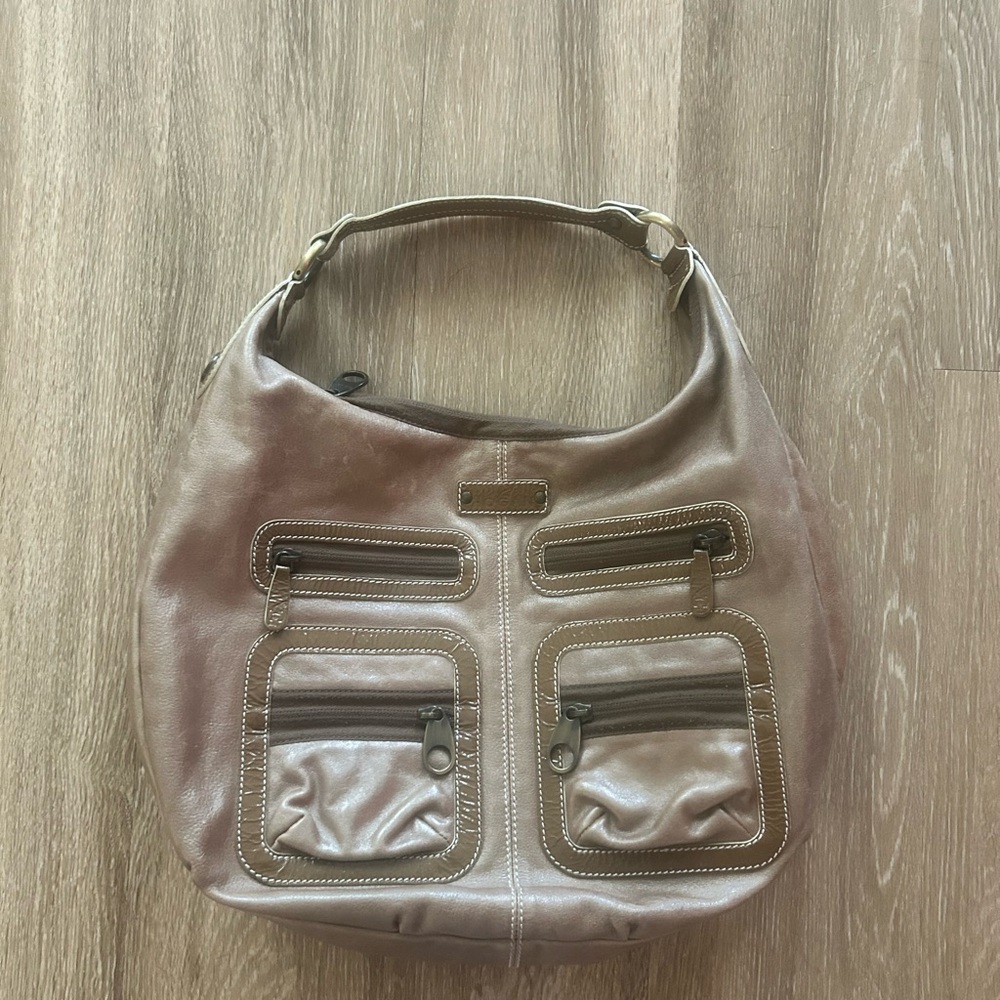 Vintage Hogan Italian Leather Shoulder Bag